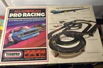 Tyco Pro All-american Racing Slot Car Set 8114 With Extra Drag Strip Read. Fixed Price $399.00.