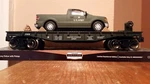 Menards Us Army Flatcar W/ford Pickup W/3 Pallets Artillery SHELLS/AMMO,027-MINT. Fixed Price $33.70.