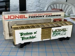 Lionel Scale Brand New 6-7803 Trains Truckin Box Car. Fixed Price $17.44.