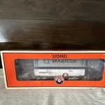 Lionel Gauge Bnsf Maxi-stack Container Car Maersk Cwi Die-cast Trucks. Fixed Price $97.50.