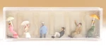 Preiser 12136 Ho Scale 1:87 Seated Figures For Carriage Traincar Around 1900. Fixed Price $29.56.