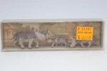 Merten 756 African Rhinoceros Family Ho Scale For Model Railroading. Fixed Price $7.99.