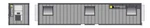 Atlas 40' Mobile Office Container Assembled Triumph (two-tone Gray) 70000235. Fixed Price $25.98.