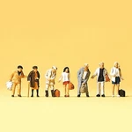 Preiser 79126 Standing Commuters Figures Scale New Box. Fixed Price $16.00.