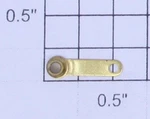 Lionel 259E-17 Brass E-unit Solder Lug Eyelet (12). Fixed Price $8.40.