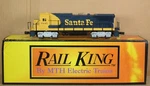 Mth Railking 30-2115-1 Santa Fe Dash 8 Diesel Engine W/PS1 O-gauge. Fixed Price $139.95.