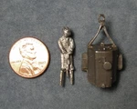 Gandy Dancers Ho Scale Metal Unpainted Figure "man W/jackhammer & Compressor". Fixed Price $12.00.