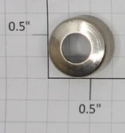 Lionel 385-36 Nickel Boiler Front Headlight Ring (12). Fixed Price $16.80.