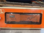Lionel 6-52198 Tca Frisco Boxcar Sl-sf Orange Opening Doors Gauge Lnib. Fixed Price $19.99.