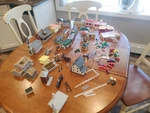Vintage Bachmann Plasticville Railroad Buildings Trains Accessories Ho Scale Lot. Fixed Price $89.00.