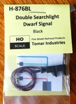 Tomar Ho #H-876BL Dwarf Searchlight Signal -- Double Aspect (black) Made Usa. Fixed Price $29.00.