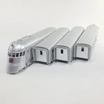 Mth Scale Cb&q Burlington Route Pioneer Zephyr 4 Car Passenger Train Set. Fixed Price $349.99.