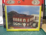 Heljan Con-cor Court House Square Series Crooksville Bank Block Sealed Pkg.. Fixed Price $25.00.