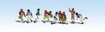 Woodland Scenics A1895 Ho Youth Football Player Figures (set Of 10). Fixed Price $21.24.