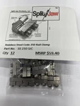 Split Jaw 250-SJC Code Rail Clamp Stainless Steel (pack Of 12). Fixed Price $64.13.