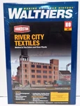 Ho Scale Walthers Cornerstone 933-3178 River City Textiles Background Building. Fixed Price $40.78.
