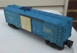 Lionel #3424 Wabash Operating Box Car,car Only,sharp,blue Figure. Fixed Price $28.95.