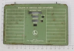 Lionel 334-46X Dispatch Board & Socket-damaged. Fixed Price $11.00.
