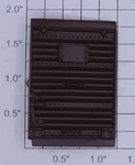 Lionel 2758-12 Right Hand Brown Metal Box Car Door With Post (12). Fixed Price $33.60.