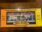 Rail King Mth Electric Trains Auto Transport Pack Set O-27. Fixed Price $129.95.