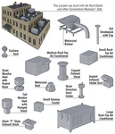 Walthers Cornerstone Scale Building/structure Kit Roof Details/accessories. Fixed Price $8.49.