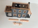 Scale Bachmann Plasticville House Under Construction #45-2691. Fixed Price $11.61.