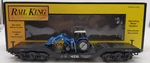 Mth 30-7622 Gauge Depressed Center Flat W/ Ertl New Holland Tractor #21136 Nib. Fixed Price $46.99.