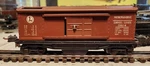 Lionel 3814 Merchandise Car Good Condition, Missing Top Hatch.. Fixed Price $109.00.
