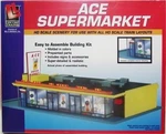 Life Like 433-1330 Ho Scale Ace Super Market Molded Colors Building Kit. Fixed Price $13.71.
