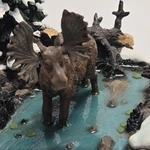 Department 56 Village Accessories Moose In The Marsh #52742. Fixed Price $49.00.