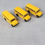 3 Maisto School Bus District 2 1:64 Scale Hot Wheels Matchbox Mattel. Fixed Price $14.95.