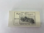 Jordan Highway Miniature Kit Ho Scale Ahrens-fox Fire Truck C-221 Ob (ff). Fixed Price $12.99.