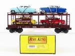 Gauge 3-RAIL Mth 30-7628 Auto Carrier #4952 W/ertl Cadillac & Ford Cars. Fixed Price $79.95.