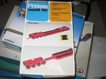 SCHEUERLE-8-AXLE Flatbed Trailer By Preiser In Ho Scale. Fixed Price $34.99.