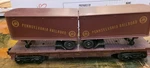 Lionel 6-16303 Pennsylvania Prr Flatcar W/trailers Sorry No Box. Fixed Price $24.99.