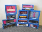 Lot 12 Cox Ho Scale Electric Trains Santa Fe Engine/caboose+cars Accs. - Read. Fixed Price $199.95.