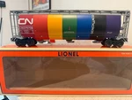 Lionel 6-19345 Canadian National Cn Cylindrical Hopper Ln/box. Fixed Price $33.99.