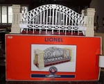 Lionel 6-32999 #305 30"L Hellgate Bridge New York City Red & Cream In Box. Fixed Price $276.44.