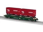 Lionel 2426710 Scale Double Door 50' Tofc Flatcar With Trailer. Fixed Price $156.69.