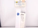 Ho Scale Walthers, 48' Stoughton Semi Truck Trailer, Overnight, White, #933-1902. Fixed Price $18.95.