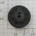 Lionel 226E-10 All Black Baldwin Disc Center Geared Wheel (10). Fixed Price $30.00.