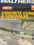 **new** Walthers Concrete Curbs & Sidewalks Kit Ho Scale (#933-3187) Sealed. Fixed Price $28.00.