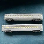 Lionel Vintage Observation And Coach Cars #0725, #0723. Fixed Price $50.00.