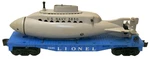 Lionel Postwar 3830 Flat Car With Operating Submarine All Original C7. Fixed Price $84.99.
