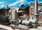 Faller 120157 Ho Scale 1:87 Kit Of Diesel Fuel Facility. Fixed Price $59.99.