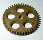48 Tooth Wide Brass Slot Car Spur Gear 5:40 Thread 1/8" Axle Vintage Classic Nos. Fixed Price $14.95.