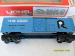 "O"/O27 Gauge Lionelthe Rock Box Car #9782. Fixed Price $46.50.