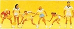 Preiser 10078 Ho Tennis Players Figures (set Of 6). Fixed Price $23.70.