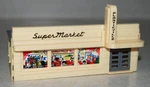Unbuilt Plasticville Train Ho Scale Supermarket Grocery Store Kit &box 2404-79. Fixed Price $18.50.