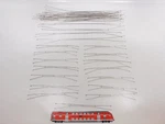 EE694-4 #36X Vollmer H0 Contact Wire Sections For Drive/catenary Sg. Fixed Price $92.54.